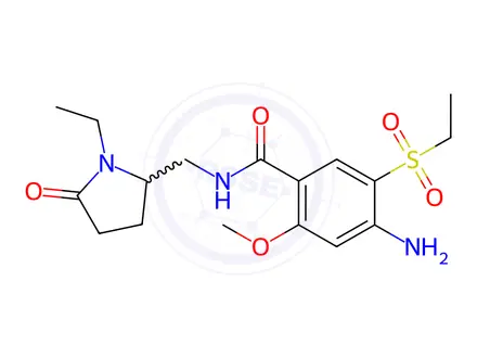 Chemical structure of Amisulpride Impurity 66