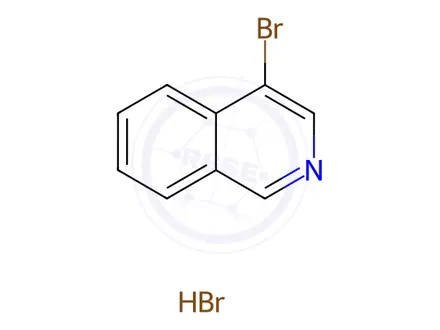 Chemical structure of 4-Bromoisoquinoline Hydrobromide