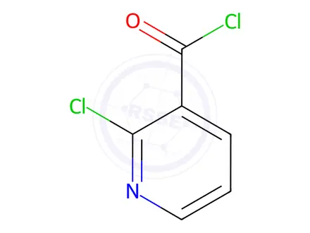 Chemical structure of 2-Chloronicotinoyl Chloride