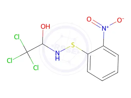 Chemical structure of 2,2,2-Trichloro-1-(2-nitrophenylthioamino)ethanol