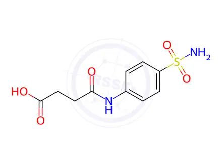 Chemical structure of N4-Succinoylsulfanilamide