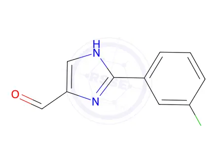 Chemical structure of 2-(3-Chlorophenyl)-1H-imidazole-5-carbaldehyde