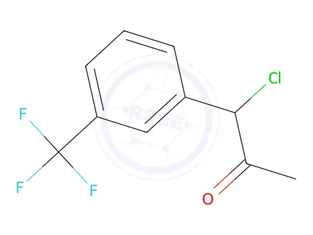 Chemical structure of 1-Chloro-1-(3-(trifluoromethyl)phenyl)propan-2-one