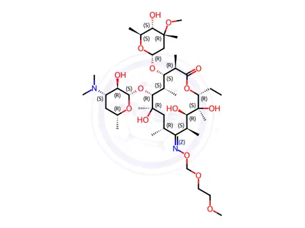 Chemical structure of Roxithromycin EP Impurity D