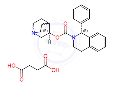 Chemical structure of Solifenacin EP Impurity G (Succinate Salt)