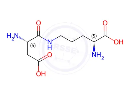 Chemical structure of L-Aspartate-L-Ornithine Dimer 2