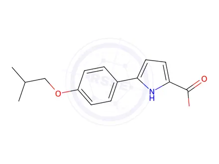 Chemical structure of 5-(4-Isobutoxyphenyl)-1H-pyrrole-2-carboxylic acid