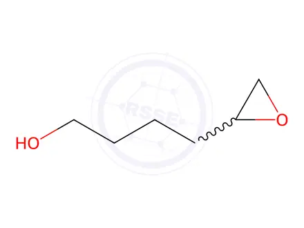 Chemical structure of 4-(Oxiran-2-yl)butan-1-ol
