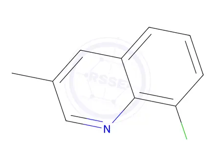 Chemical structure of 8-Chloro-3-methylquinoline