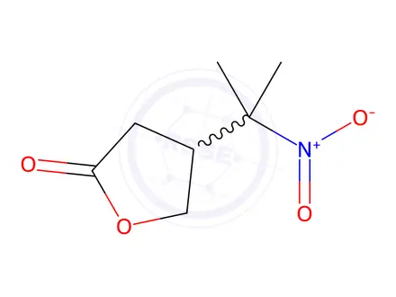 Chemical structure of 4-(1-Methyl-1-nitroethyl)tetrahydrofuran-2-one