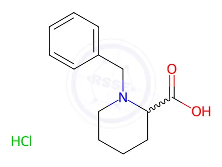 Chemical structure of 1-Benzylpiperidine-2-carboxylic acid hydrochloride