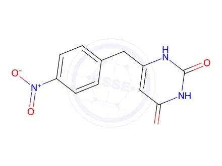 Chemical structure of 6-(4-Nitrobenzyl)pyrimidine-2,4(1H,3H)-dione