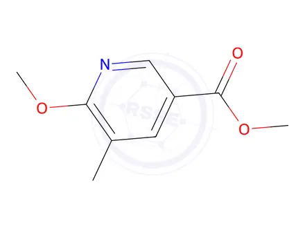 Chemical structure of Methyl 6-methoxy-5-methylpyridine-3-carboxylate