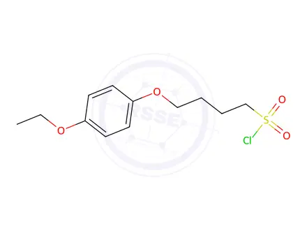 Chemical structure of 4-(4-ethoxyphenoxy)butane-1-sulfonyl chloride