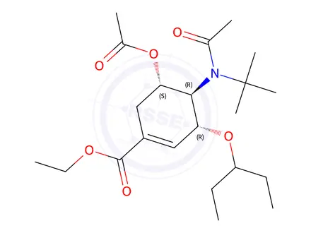 Chemical structure of Oseltamivir Impurity 114