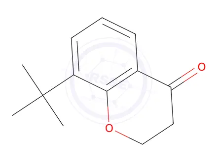 Chemical structure of 8-tert-butylchroman-4-one