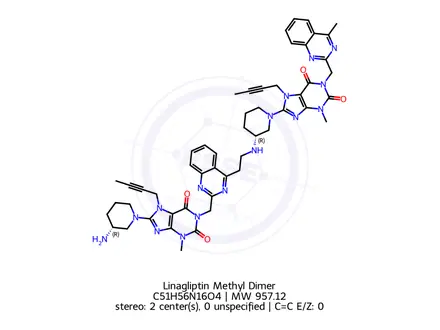 Chemical structure of Linagliptin Impurity 323
