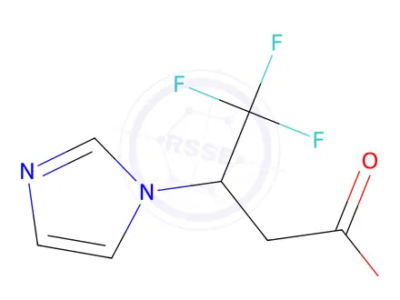Chemical structure of 4,4,4-Trifluoro-3-(1H-imidazol-1-yl)butanoic acid