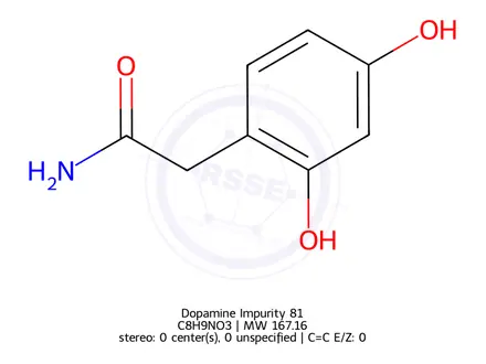 Chemical structure of Dopamine Impurity 81