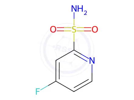 Chemical structure of 4-fluoropyridine-2-sulfonamide