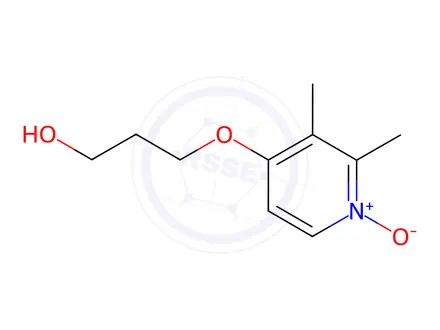 Chemical structure of 4-(3-Hydroxypropoxy)-2,3-Dimethylpyridine 1-Oxide