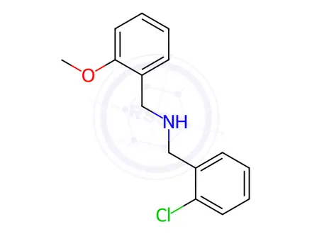 Chemical structure of N-(2-chlorobenzyl)-1-(2-methoxyphenyl)methanamine