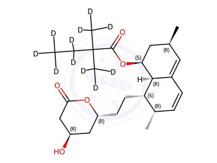 Chemical structure of Simvastatin-d11