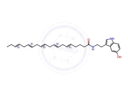 Chemical structure of Eicosapentaenoyl Serotonin