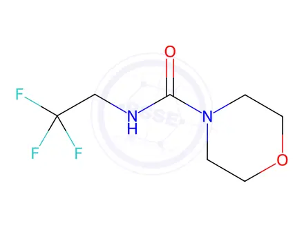 Chemical structure of n-(2,2,2-Trifluoroethyl)morpholine-4-carboxamide