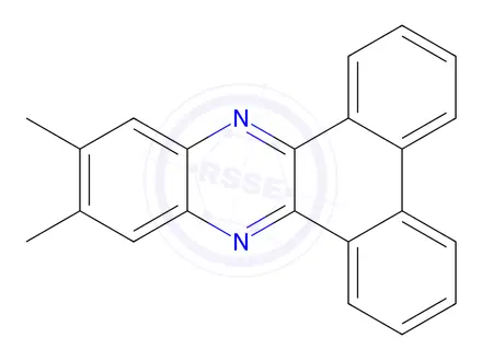 Chemical structure of 11,12-Dimethyldibenzo[a,c]phenazine