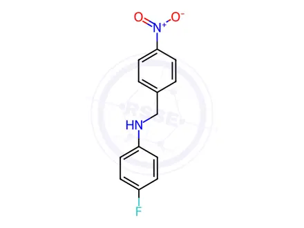 Chemical structure of 4-Fluoro-N-(4-nitrobenzyl)aniline