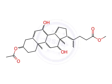 Chemical structure of Cholic Acid Impurity 4