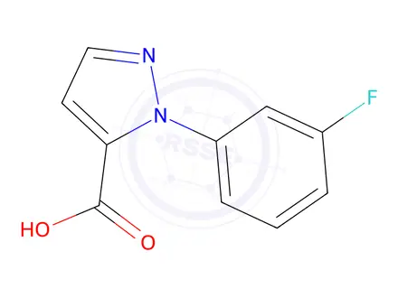 Chemical structure of 1-(3-Fluorophenyl)-1h-pyrazole-5-carboxylic acid