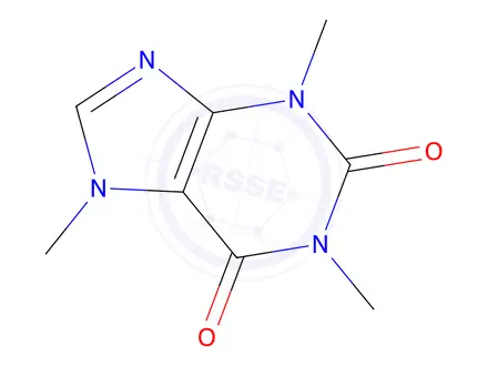 Chemical structure of Caffeine Melting Point Standard (Approximately 236 degrees) (1086006)