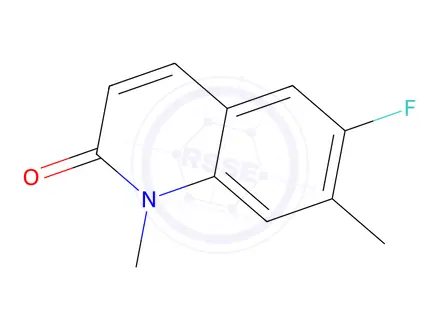 Chemical structure of 6-Fluoro-1,7-dimethylquinolin-2(1H)-one