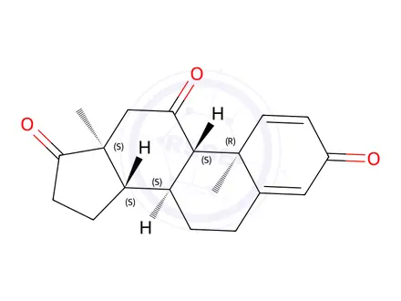 Chemical structure of Androsta-1,4-diene-3,11,17-trione