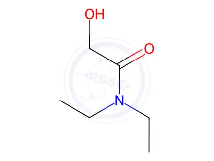 Chemical structure of N,N-Diethyl-2-hydroxyacetamide