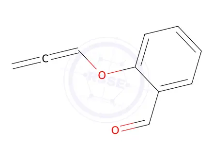 Chemical structure of Benzaldehyde, 2-(1,2-propadienyloxy)-(9CI)