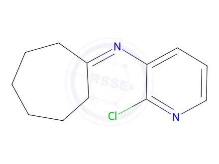 Chemical structure of (2-Chloro-pyridin-3-yl)-cycloheptylidene-amine
