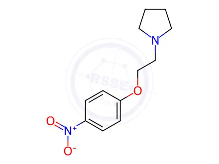 Chemical structure of 1-(2-(4-Nitrophenoxy)ethyl)pyrrolidine
