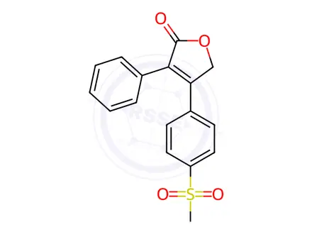 Chemical structure of Rofecoxib