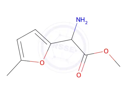 Chemical structure of Methyl 2-amino-2-(5-methylfuran-2-yl)acetate