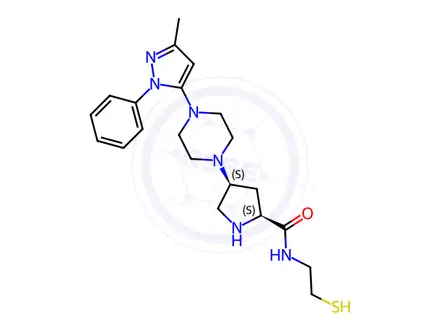 Chemical structure of Teneligliptin Impurity 121