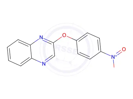 Chemical structure of 2-(4-Nitrophenoxy)quinoxaline