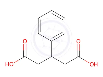 Chemical structure of 3-Phenylglutaric Acid