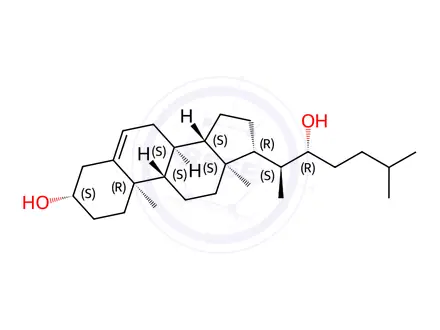 Chemical structure of 22α-Hydroxy Cholesterol