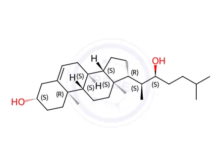 Chemical structure of 22β-Hydroxycholesterol