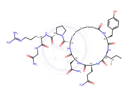 Chemical structure of Vasotocin Impurity 2