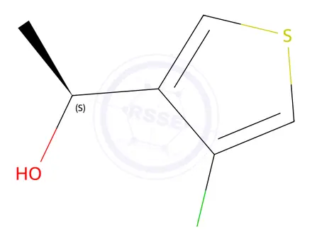 Chemical structure of (S)-1-(4-Chlorothiophen-3-yl)ethan-1-ol