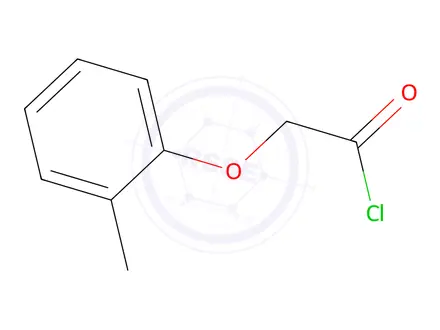 Chemical structure of (2-methylphenoxy)acetyl chloride